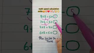 math speed calculation skills😍❤ maths multiplication mathstricks mathematics mathshorts foryou [upl. by Aneeles]