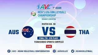 Final 7th  8th  Thailand VS Australia  The 1st Asian Mens U16 Volleyball Championship [upl. by Tare]