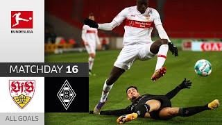 VAR Drama in Last Minute  VfB Stuttgart  Borussia Mgladbach  22  All Goals  Matchday 16 [upl. by Kreg267]