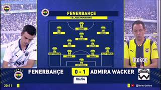 Fenerbahçe 11 Admira Wacker Fbtv gol anları 💥 ağlama anları fbtv [upl. by Happ]