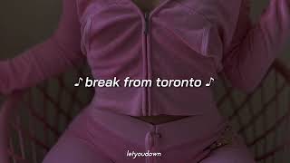 partynextdoor break from toronto slowed  reverb [upl. by Gerfen]