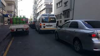 Taxi ride through Durbans famous busy West Street now known as Dr Pixley ka Seme Street in Jan 2024 [upl. by Anirahtak]