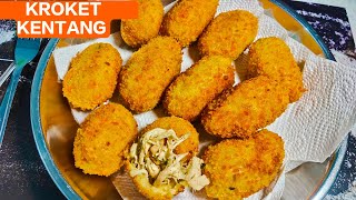 RESEP KROKET KENTANG ISI AYAM [upl. by Dalury707]