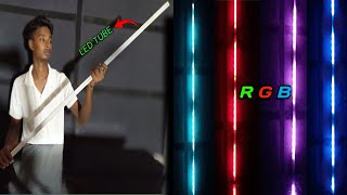 Led Tube pixel  how to make Rgb Diwali lights  💡💡 [upl. by Alliuqal59]