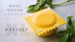 RAVIOLI 🍃 🥟 💛 Basil amp Ricotta Dessert  Denise Castagno [upl. by Jarrod67]