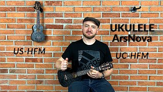 Ukulele koncertowe ArsNova UCHFM  TEST BRZMIENIA [upl. by Yrneh]