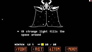 Unitale  Three Asgore Fights Mods 4K 60FPS [upl. by Nilram]