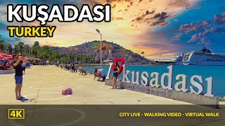 4K Kuşadası Turkey Walking Tour Everything You Need To Know [upl. by Saul328]