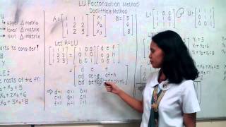 LU Factorization Method Tutorial using Doolittles Method [upl. by Nahshu]