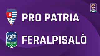 Pro Patria  Feralpisalò 00  Gli Highlights [upl. by Ailil]