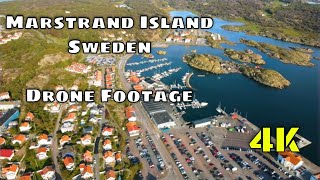 Flying over Marstrand in Sweden 4K Drone Footage [upl. by Ricardo285]