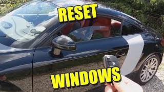 How to Reset Windows Not Sealing Fix Automatic Movement Audi TT VW [upl. by Htebyram]