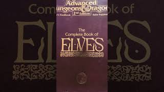 Shelf Tour 7  ADampD 2E The Complete Book of Elves by Colin McComb [upl. by Adrea]