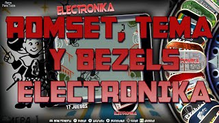 ROMSET Electronika más Tema y Bezels Batocera [upl. by Ellenaej205]