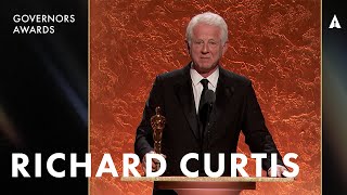 Richard Curtis Receives an Honorary Oscar Award  The 15th Governors Awards Presented By ROLEX [upl. by Nosneb]