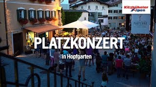 Platzkonzert in Hopfgarten  Region Hohe Salve [upl. by Job]