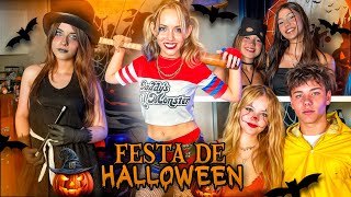 TUDO O QUE ROLOU NA FESTA DE HALLOWEEN DO POP TEEN 2024   gincana [upl. by Killian]