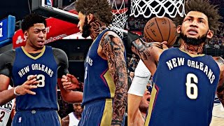 NBA 2K16 MyCAREER  The Fro Bros Are The Best Closing Duo In The NBA   Killer Ground Shaking Dunk [upl. by Anikehs]