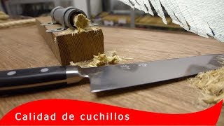 Mejores cuchillos de cocina resultados de máxima retención del filo [upl. by Llenyl]