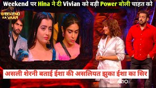 Bigg Boss 18 Live Weekend Ka Vaar Salman Hina Gave Khan Big Power Vivian Dsena Chahat Expose Eisha [upl. by Anerual]