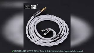 ✔️Best NiceHCK SnowWings HiFi Earphone Upgrade Cable 24K Real gold [upl. by Leiru]