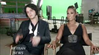 Alicia Keys  Jack White  On Set Interview [upl. by Dnaltruoc880]