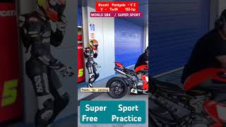 Panigale V2  SupersporT  FP Racing Panigale italy Wsbk MotoGP Superbike motovlog shorts [upl. by Ahsikyw]