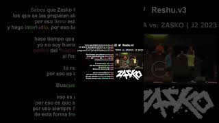 ZASKO VS TIRPA FMS 2023  Rimas x Métrica x Skills freestyle [upl. by Reeher]