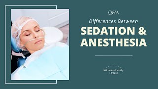 Differences Between Sedation and Anesthesia [upl. by Enaenaj108]