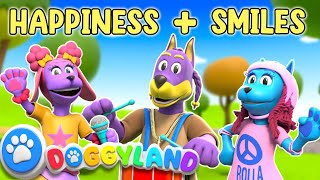 Happiness amp Smiles  Compilation  Doggyland Kids Songs amp Nursery Rhymes by Snoop Dogg [upl. by Etezzil768]