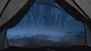 Rain Sounds For Sleeping  99 Instantly Fall Asleep With Rain And Thunder Sound At Night [upl. by Jed]