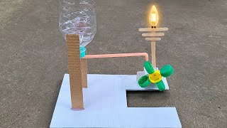 Easy science project working model  Hydro generator [upl. by Standush]