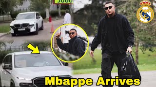 Mbappe Arrives at Valdebebas after Short Vacation 🔥Mbappe Returns To Real Madrid Training [upl. by Bing]