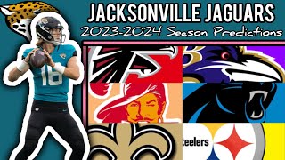 Jacksonville Jaguars 20232024 NFL Schedule Predictions [upl. by Nitram195]