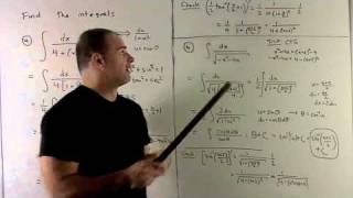 Integrals with Inverse Trig Functions 1 [upl. by Kcirddehs]