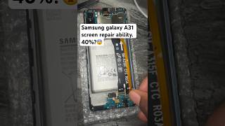 samsung A31 screen replacement shorts repair smartphone [upl. by Petua]