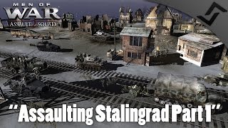 Men of War Assault Squad 2  Assaulting Stalingrad Part 1  HINKELS MOD [upl. by Anitnahs]