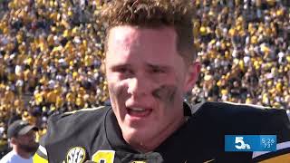 Brady Cook goes from hospital to homecoming hero in Mizzou win over Auburn [upl. by Janenna]