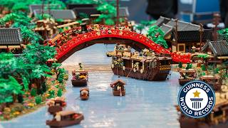 Largest Ever LEGO Brick World  Guinness World Records [upl. by Suh]