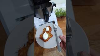 Wunderslicer Monsieur Cuisine Smart  Leckerer Reibekuchen [upl. by Akilak]