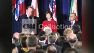 NAFTA 20TH ANNIV  BUSH SIGNING NAFTA BILL [upl. by Pooi]