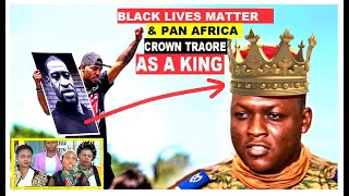 IBRAHIM TRAORE CROWNED AS THE NEW AFRICAN KING BY TEAMS FROM Black Lives Matter amp PanAfrican Movemt [upl. by Adne]