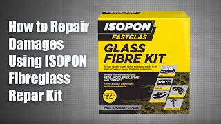 How to use Isopon Glass Fibre Kit [upl. by Ut692]