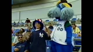 Raymond Tampa Bay Devil Rays mascot highlights 2004 [upl. by Htenek]