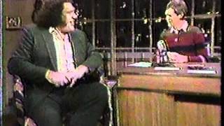 Andre the Giant on Letterman [upl. by Friend]