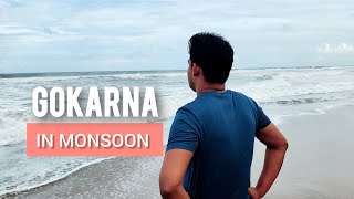 Gokarna in Monsoon 😍😁🌈My First Day In Gokarna  vlog 3 [upl. by Laktasic518]