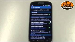 TIP Cómo permitir la instalación de apps con origen desconocido en Galaxy S4 [upl. by Aicinad827]