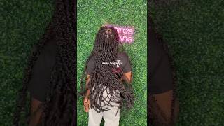 BUTTERFLY LOCS TUTORIAL dfw butterfly locs braids [upl. by Wakeen371]