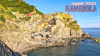 EP 80 Cinque Terre quotA MUST SEE PLACE MANAROLAquot 🇮🇹    walking tour 4k  2024 [upl. by Kcirrad]