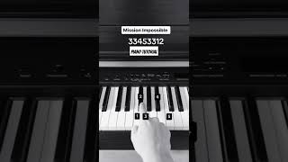 Mission Impossible  Piano Tutorial [upl. by Ehudd323]